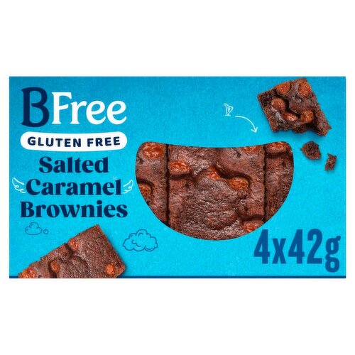 BFree Gluten Free Salted Caramel Brownies (168 g)