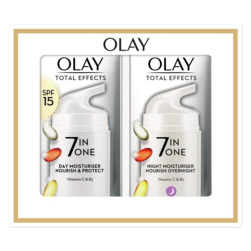 Olay Total Effects 7in1 Day & Night Moisturiser Giftset (74 ml)