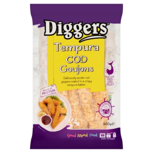 Diggers Tempura Cod Goujons (300 g)