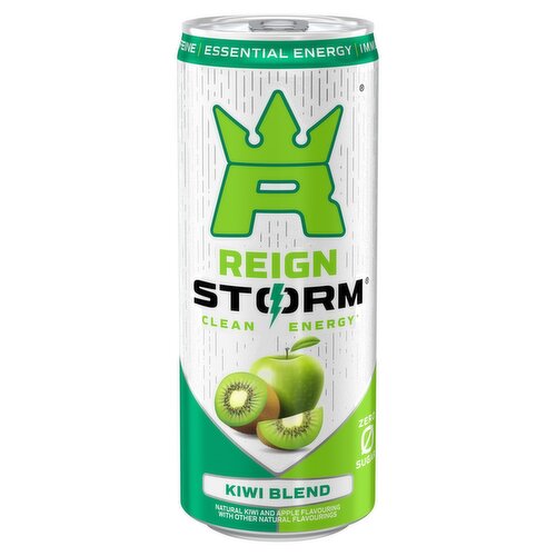 Reign Storm Kiwi Blend Clean Energy Drink Can (355 ml)