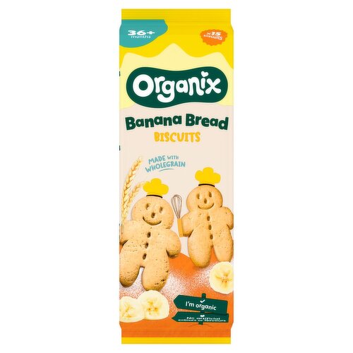 Organix Banana Bread Biscuits 12+Months (135 g)