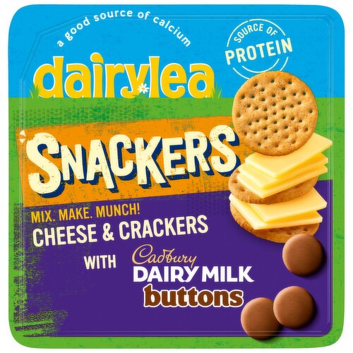 Dairylea Snackers Cheese Crackers & Buttons (57.5 g)
