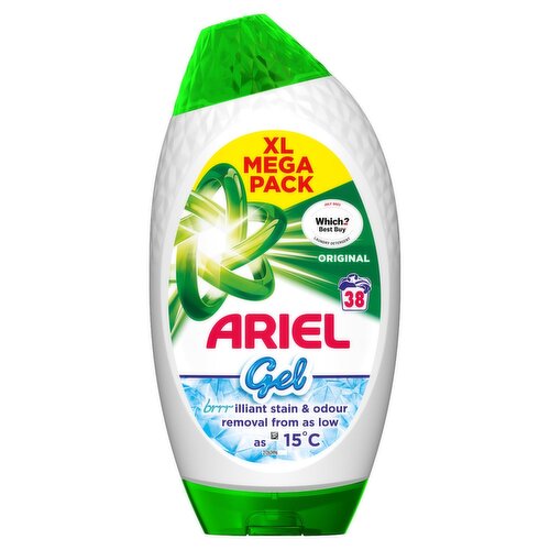 Ariel Original Laundry Gel 38 Wash XL Mega Pack (1.254 L)