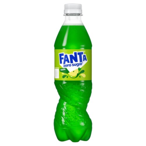 Fanta Zero Sugar Apple Bottle (500 ml)