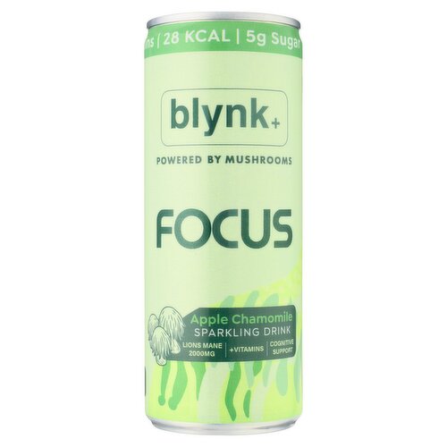 Blynk+ Focus Apple & Camomile Sparkling Drink Can (250 ml)