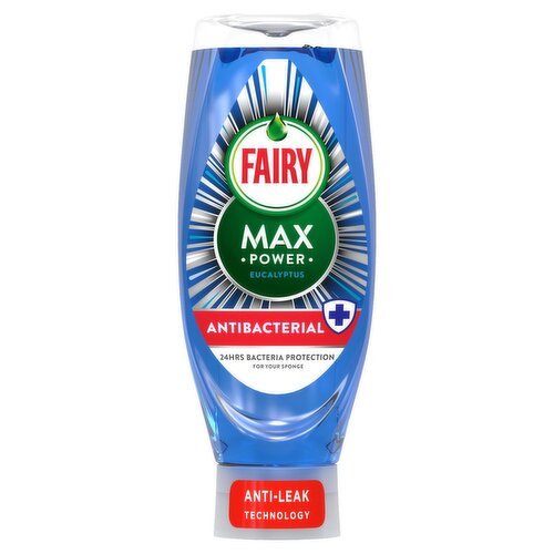 Fairy Max Power Eucalyptus Antibacterial Washing Up Liquid (660 ml)