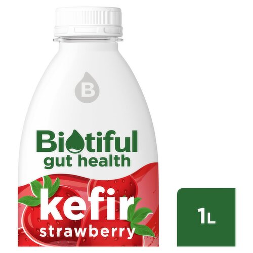 Biotiful Gut Health Strawberry Kefir Drink (1 L)