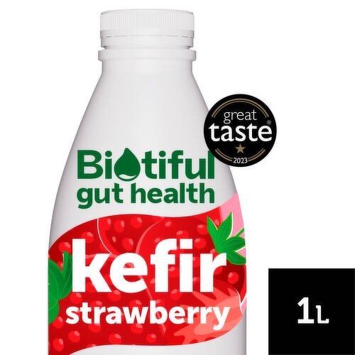 Biotiful Gut Health Strawberry Kefir Drink (1 L)