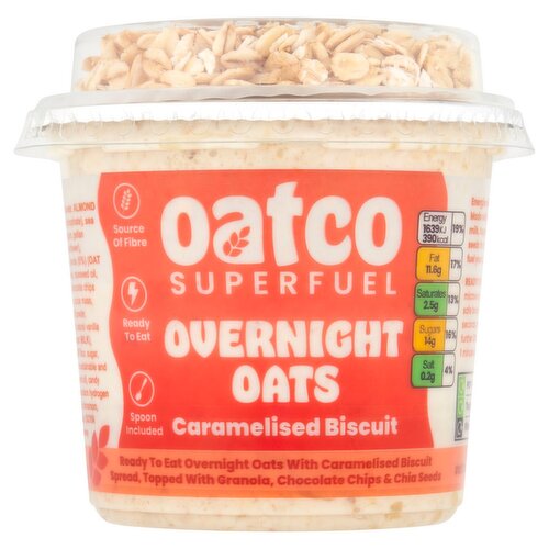 Oatco Caramelised Biscuit Overnight Oats (240 g)