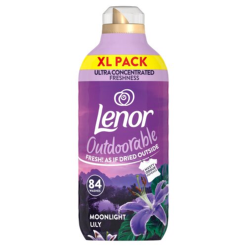 Lenor Outdoorable Moonlight Lilly Fabric Conditioner XL 84 Washes (1.176 L)