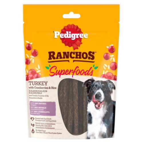 Pedigree Ranchos Turkey with Cranberries & Rice Superfoods (70 g)