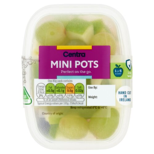 Centra Apple & Grape Mini Pots Twin Pack (80 g)
