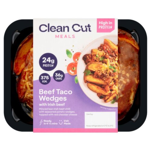 Clean Cut Beef Taco Wedges (400 g)