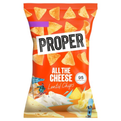 Proper All The Cheese Lentil Chips (85 g)
