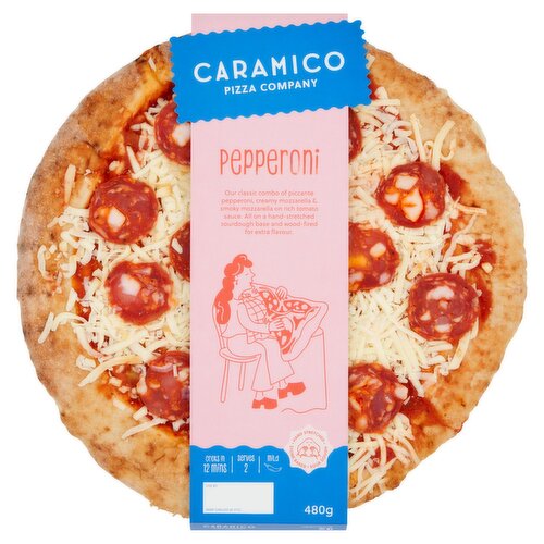 Caramico Pepperoni Pizza (480 g)