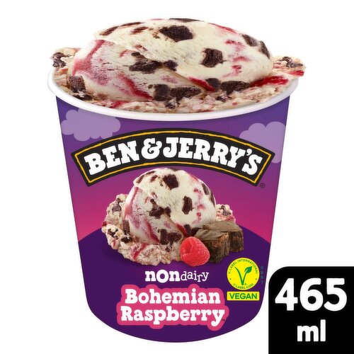 Ben & Jerry's Bohemian Raspberry Non Dairy Ice Cream Tub (465 ml)