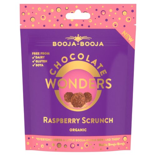 Booja Booja Organic Raspberry Scrunch Chocolate Wonders (65 g)