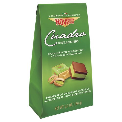 Novi Cuadro Pistacchio Chocolate Praline Bag (150 g)