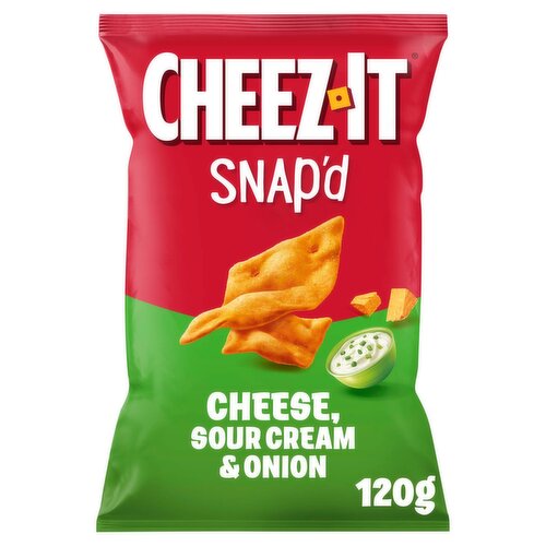 Cheez-It Cheese Sour Cream & Onion Snap'd Snacks (120 g)