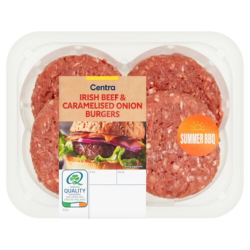 Centra Irish Caramelised Onion Beef Burger (454 g)