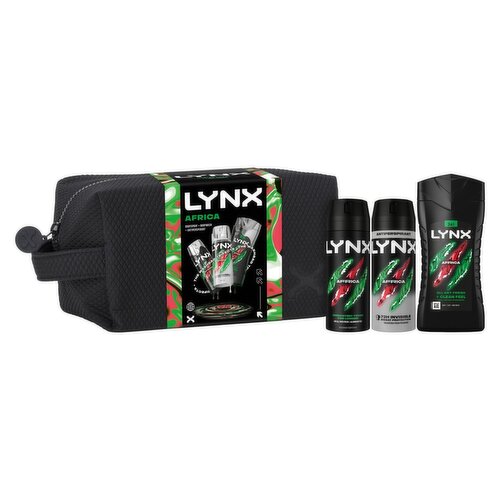 Lynx Africa Wash Bag Gift Set (1 Piece)