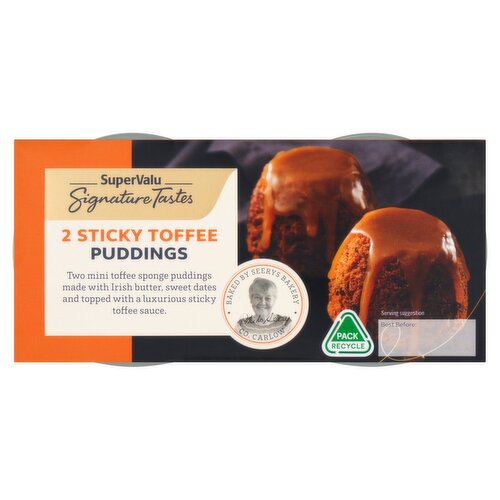 SuperValu Signature Tastes Sticky Toffee Puddings 2 Pack (200 g)
