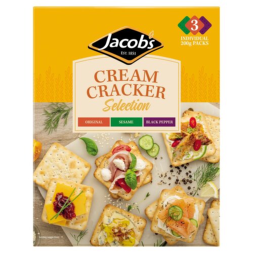 JAcobs Cream Cracker Selection Box 3 Pack (200 g)