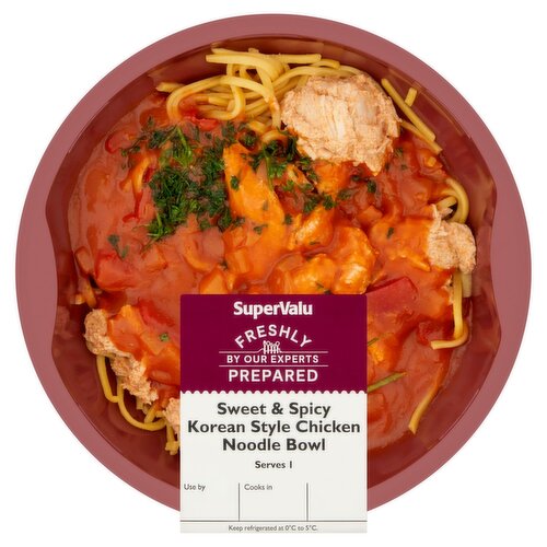 SuperValu Freshly Prepared Sweet & Spicy Korean Style Chicken Noodle Bowl (450 g)