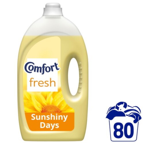 Comfort Fresh Sunshiny Days Fabric Conditioner 80 Wash XL Pack (2.4 L)