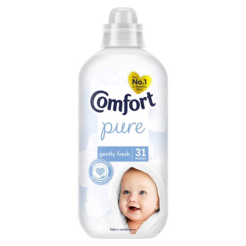 Comfort Pure Hypoallergenic Fabric Conditioner 31 Washes (930 ml)