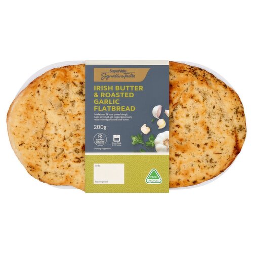 SuperValu Signature Tastes Irish Butter & Roast Garlic Flatbread (200 g)