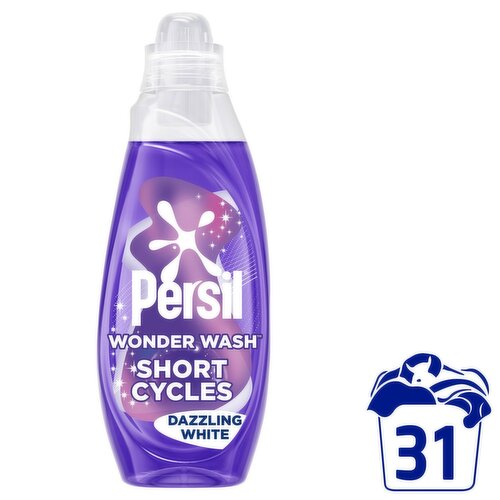 Persil Wonder Wash Dazzling White Laundry Detergent 31 Washes (837 ml)
