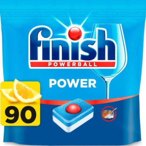 Finish Powerball All in 1 Lemon Dishwasher Tablets   (90 Piece)