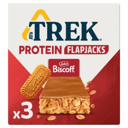 Trek Lotus Biscoff Protein Flapjacks 3 Pack (50 g)