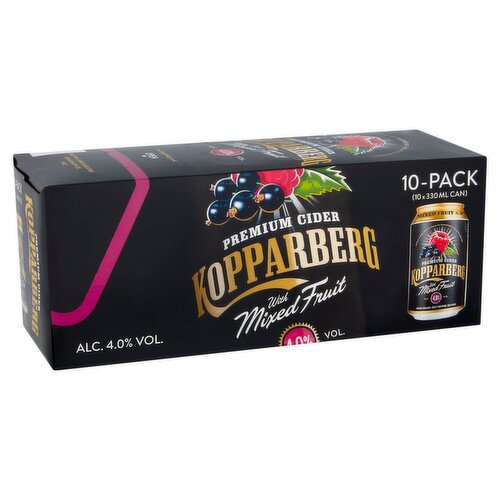 Kopparberg Mixed fruit Tropical Can 10 Pack (330 ml)