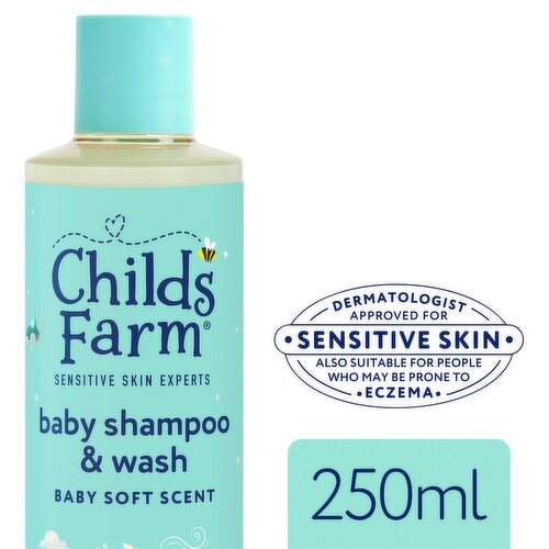 Childs Farm Soft Scent Baby Shampoo & Wash (250 ml)