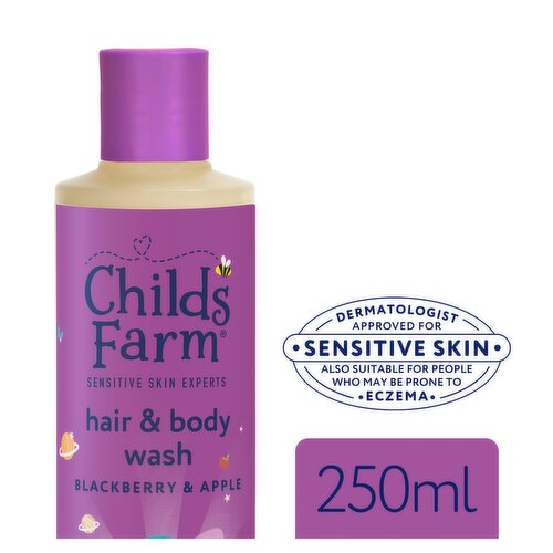 Childs Farm Blackberry & Apple Hair & Body Wash (250 ml)