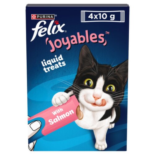 Felix Joyables Salmon Liquid Treats 4 Pack (10 g)