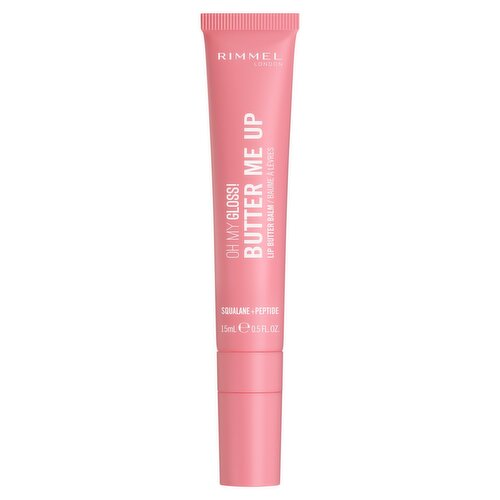 Rimmel Oh My Gloss! Butter Me Up Bubble Gum 002 Lip Balm (15 ml)
