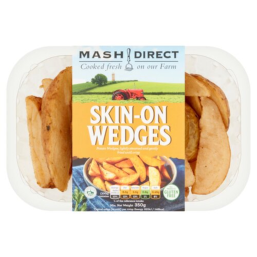 Mash Direct Skin On Wedges (350 g)