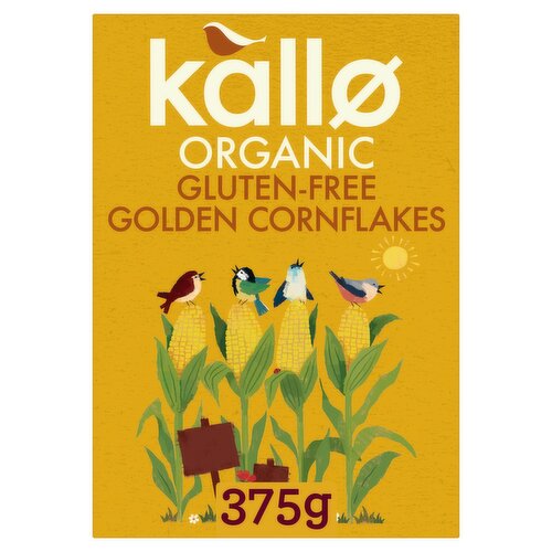 Kallo Organic Gluten Free Cornflakes (375 g)
