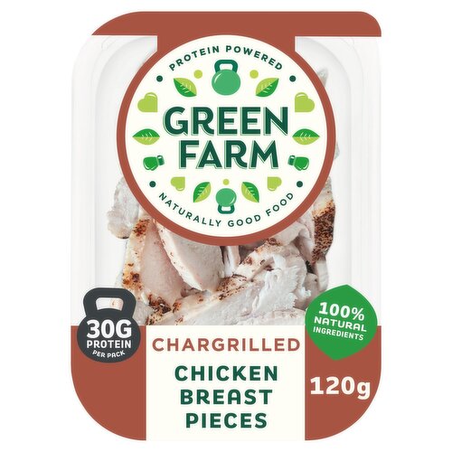 Green Farm Chargrilled Chicken Breast Pieces (120 g)