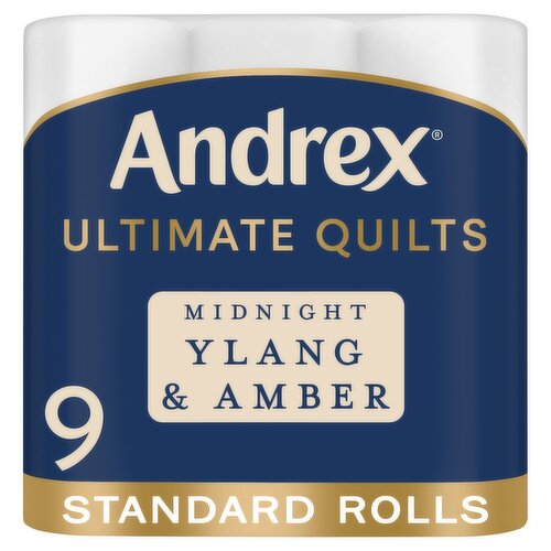 Andrex Ultimate Quilts Midnight Ylang & Amber Toilet Tissue (9 Pack)