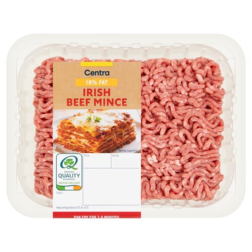 Centra Irish Beef Mince 18% Fat (500 g)
