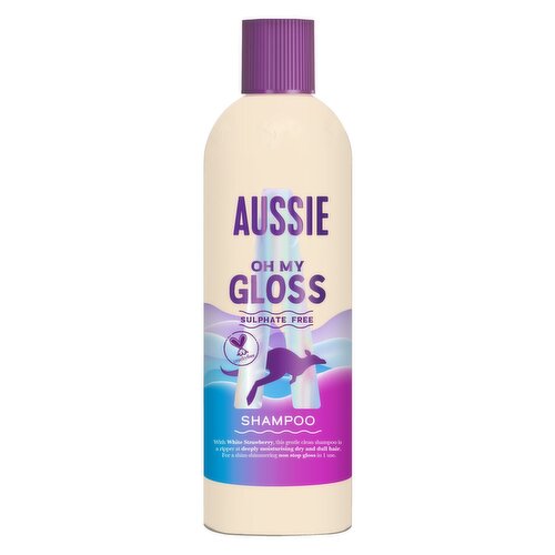 Aussie Oh My Gloss Sulphate Free Shampoo (300 ml)