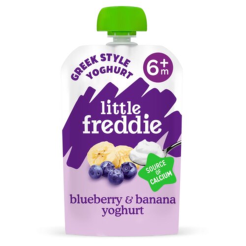 Little Freddie Organic Blueberry & Banana & Greek Style Yoghurt +6 Months (100 g)