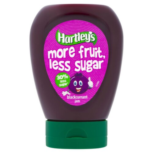 Hartley's More Fruit Less Sugar Blackcurrant Jam (320 g)