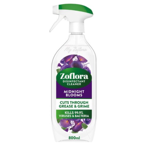 Zoflora Midnight Blooms Multipurpose Disinfectant Spray (800 ml)