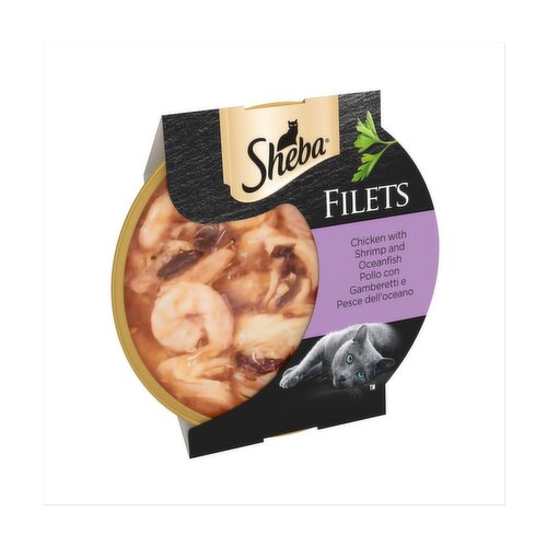 Sheba Filets Chicken with Shrimp & Oceanfish Chunks in Gravy (60 g)