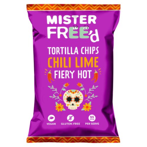 Mister Free¿d Chili Lime Fiery Hot Tortilla Chips (135 g)